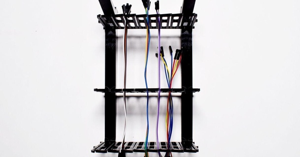 jumper wire organiser open hardware designs download free stl model printablescom 3d models hobby & makers organizers holder hook jumperwire jumperwireholder 3d print model - Mito3D