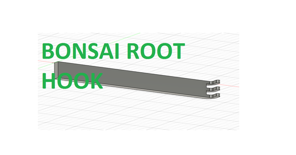 bonsai raiz gancho mari baixar livre stl modelo printablescom 3d modelos casa ar jardim Panela solo 3d print model - Mito3D