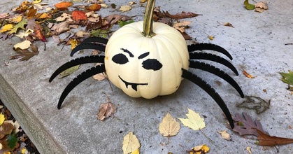 spider pumpkin download free stl model printablescom 3d models seasonal designs autumn & halloween