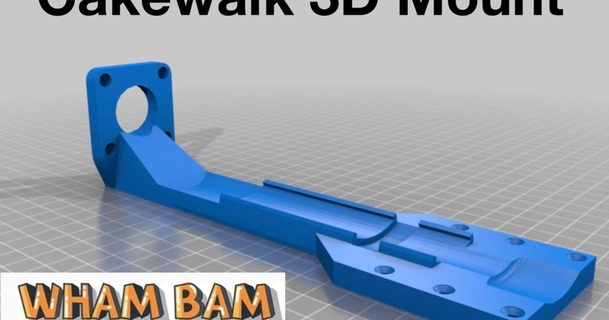 cakewalk 3d mount wham bam mutant v2 mediaman3d download free stl model printablescom models printers - upgrades cakewalk3d whambam 3d print model - Mito3D