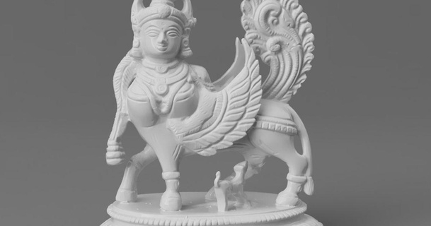 kamadhenu - mother cows making gods india download free stl model printablescom 3d models art & design sculptures cow goddess hindu 3d print model - Mito3D