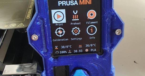 prusa mini lcd case reparaptor download free stl model printablescom 3d models printers - upgrades lcdcover prusaminiupgrade 3d print model - Mito3D