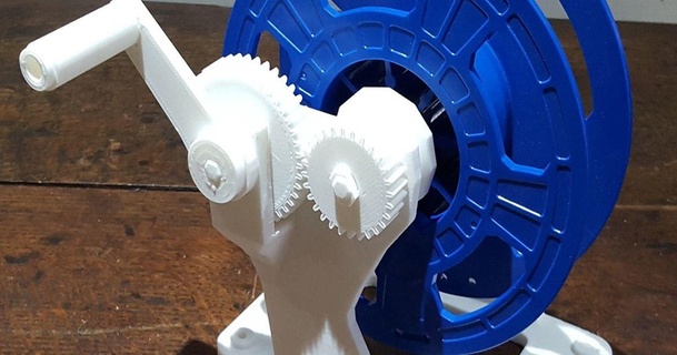 spool winder les kaye download free stl model printablescom 3d models printers accessories spoolholder spoolstand spoolwinder 3d print model - Mito3D