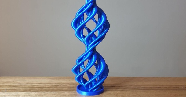 espiral ornamento 3dprintbunny descargar gratis stl modelo imprimiblescom 3d modelos casa decoración Arte 3d print model - Mito3D