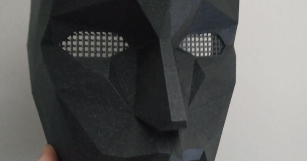 calamar Jeu homme masque r1nce Télécharger libre stl modèle imprimablescom 3d modèles costumes accessoires cosplay général 3d print model - Mito3D