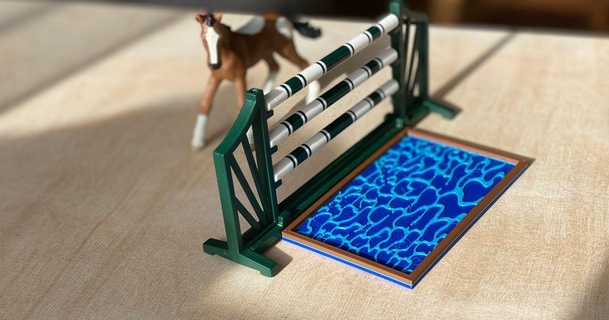 água piscina Schleich cavalo obstáculos tokyo2ooo baixar livre stl modelo printablescom 3d modelos brinquedos jogos 3d print model - Mito3D