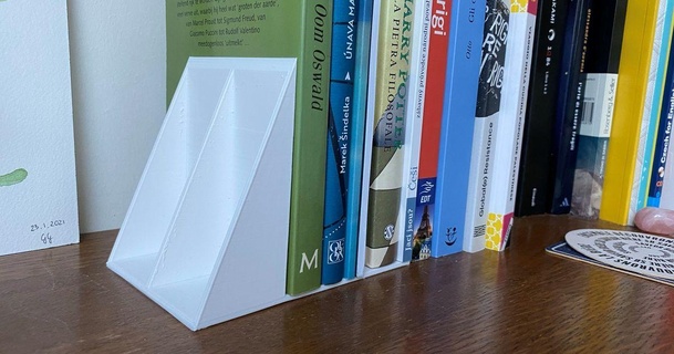 bookshelf stopper richard download free stl model printablescom 3d models household living room 3d print model - Mito3D