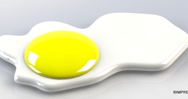 kızarmış Yumurta juancallo indir Bedava stl model printablescom 3d modeller ev halkı mutfak yumurta huevo 3d print model - Mito3D