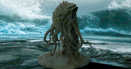 cthulhu buste Caleb Télécharger libre stl modèle imprimablescom 3d modèles art conception sculptures 3d print model - Mito3D