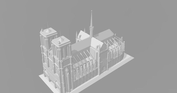 notre dame paris anton gazda download free stl model printablescom 3d models world & scans architecture urbanism 3d print model - Mito3D