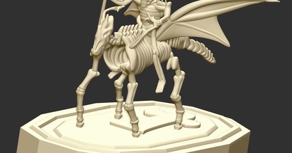 jack o' lantern kleberc download free stl model printablescom 3d models toys & games action figures statues halloween horse jackolantern sculpture skeleton 3d print model - Mito3D