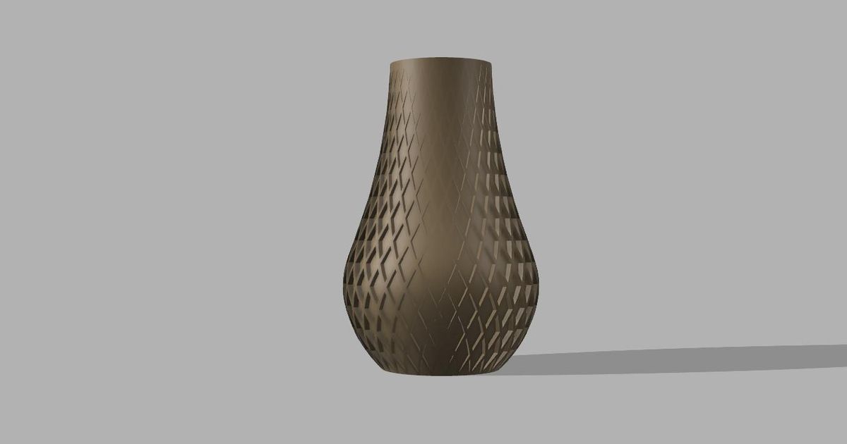 Vase 2021 v2 Design 3d Tisk download frei stl Modell Printablescom Modelle Haushalt Dekor Dekoration dekorativ Blumen Blumenvase 3D print model - Mito3D