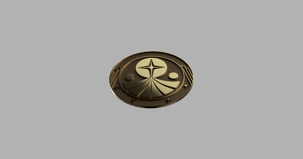 empire logo foundation threehanded download free stl model printablescom 3d models costumes & accessories cosplay general 3d print model - Mito3D