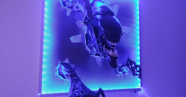 extraterrestre reina rompe brubbelchen descargar gratis stl modelo imprimiblescom 3d modelos Arte diseño wall mounted lámpara 3d print model - Mito3D