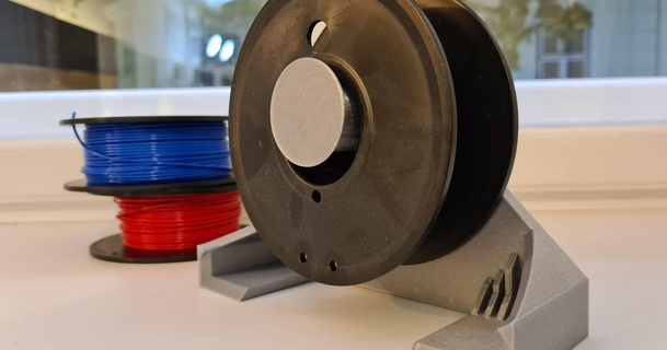small universal filament spool holder martinpp download free stl model printablescom 3d models printers accessories filamentholder filamentspoolholder spoolholder 3d print model - Mito3D