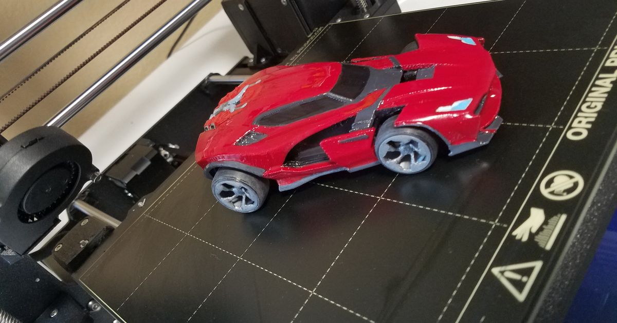 rocket league - breakout type pille download free stl model printablescom 3d models toys & games vehicles car videogame 3D print model - Mito3D