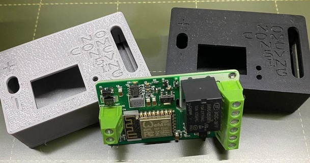 esp8266 esp12f relé caja charlie polla descargar gratis stl modelo imprimiblescom 3d modelos pasatiempo hacedores electrónica 3d print model - Mito3D