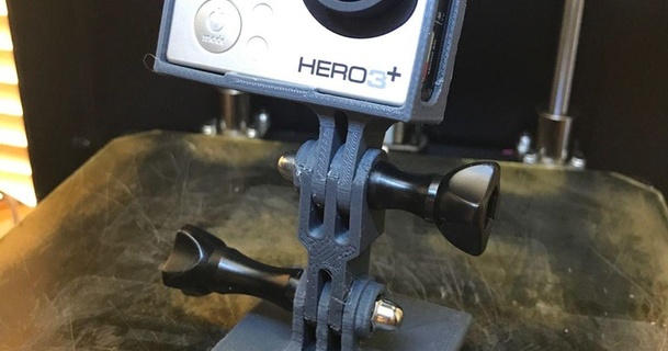 gopro Presto pubblicazione montare empirico Scarica gratuito stl modello printablescom 3d Modelli gadget foto video arcaswiss goprohero3plus supporto rilascio rapido fa schifo 3d print model - Mito3D