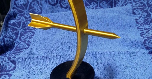archery trophy ippe download free stl model printablescom 3d models art & design sculptures 3d print model - Mito3D