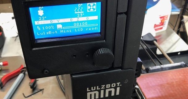 gedruckt solide lulzbot Mini lcd Fall Mantel gedrucktfest download frei stl Modell Printablescom 3d Modelle Drucker Upgrades mini 3d print model - Mito3D