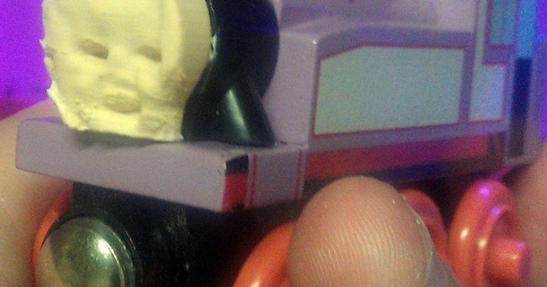violet train - custom faces printedsolid download free stl model printablescom 3d models toys & games outdoor thomas 3d print model - Mito3D