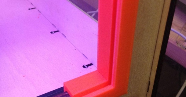 Makerbot replicador painel suporte drandolph baixar livre stl modelo printablescom 3d modelos impressoras acessórios acrílico porta capuz laser corte 3d print model - Mito3D