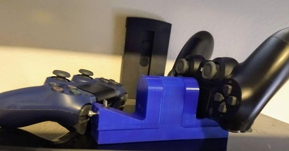 ps4 kontrolör şarj cihazı ayakta durmak çarpışma geçersiz kılma indir Bedava stl model printablescom 3d modeller gadget'lar video oyunlar sonyps4 3d print model - Mito3D