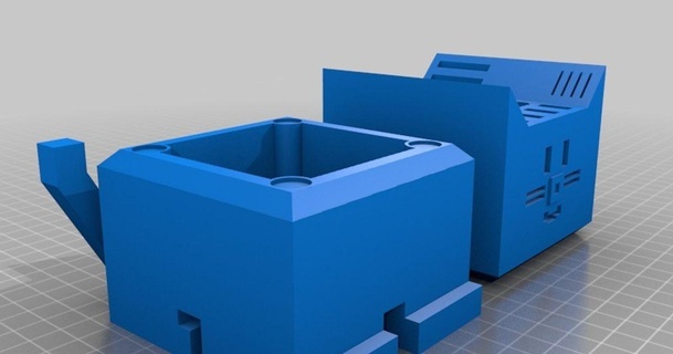 cali gatto ufficio organizzatore flo Scarica gratuito stl modello printablescom 3d Modelli domestico scrivania microsdcardholder openscad 3d print model - Mito3D