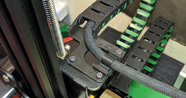 Ender 3 Kabel Kette Extruder montieren Puncakes download frei stl Modell Printablescom 3d Modelle Drucker Upgrades Kabelkette crealityender3 Direktantrieb directdriveextruder ender3 3d print model - Mito3D
