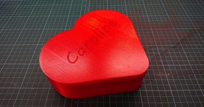 cuore forma scatola Roberto Eliason Scarica gratuito stl modello printablescom 3d Modelli domestico arredamento Heartbox San Valentino regali san valentino 3d print model - Mito3D