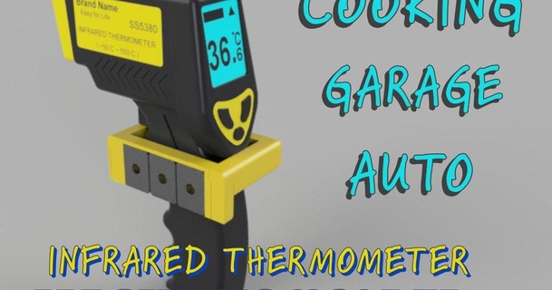 infrared thermometer magnetic holder jimerb download free stl model printablescom 3d models hobby & makers tools automotive automotiveparts cooking cookingutensil covid19 3d print model - Mito3D