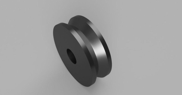 vgroove pulley geartechbrandon download free stl model printablescom 3d models hobby & makers tools diy groove harp music 3d print model - Mito3D