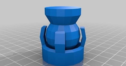 printable ball joint v2 makerblock download free stl model printablescom 3d models gadgets mechanical 3d print model - Mito3D