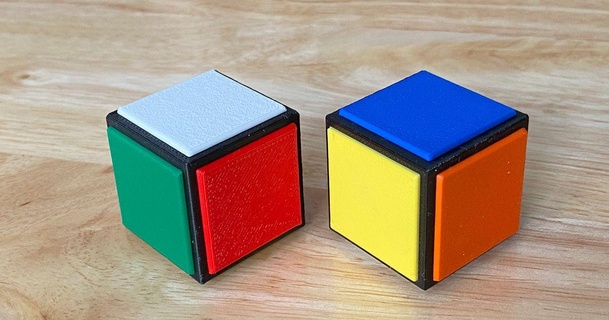 1x1x1 cube puzzle ross download free stl model printablescom 3d models toys & games silly 3d print model - Mito3D