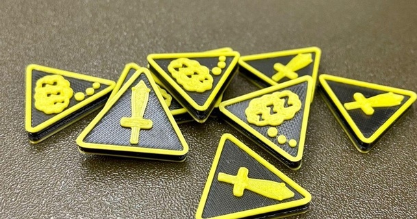 ready exhaust token 3dyprinterguy download free stl model printablescom 3d models toys & games board boardgame cardgame coin descent descent2ndedition 3d print model - Mito3D