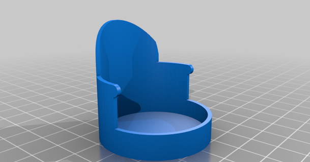 heroclix rpg chair 3dyprinterguy download free stl model printablescom 3d models toys & games board rpgprop traveller miniature 3d print model - Mito3D