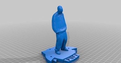puffsta makerblock download free stl model printablescom 3d models art & design sculptures mashup sta trophy gangsta 3d print model - Mito3D