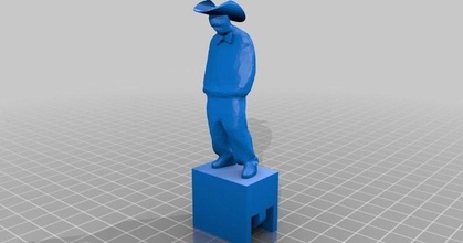 pezsta - collect makerblock download free stl model printablescom 3d models art & design sculptures gangsta mashup pez stetson 3d print model - Mito3D