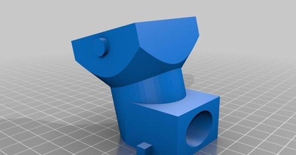 extruder barrel cooling duct mk5-6 v6 makerblock download free stl model printablescom 3d models printers - upgrades openscad 3d print model - Mito3D