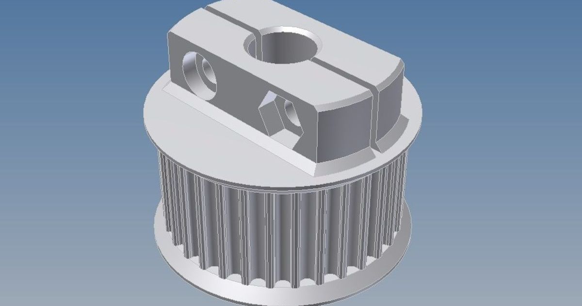 htd 3m kasnaklar stepper cnc area51 indir Bedava stl model printablescom 3d modeller hobi yapımcılar mekanik parçalar kemer bf20 3D print model - Mito3D