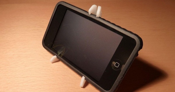inteligente teléfono iPod toque iphone estante soporte area51 descargar gratis stl modelo imprimiblescom 3d modelos artilugio portátil dispositivos manzana dispositivo 3d print model - Mito3D