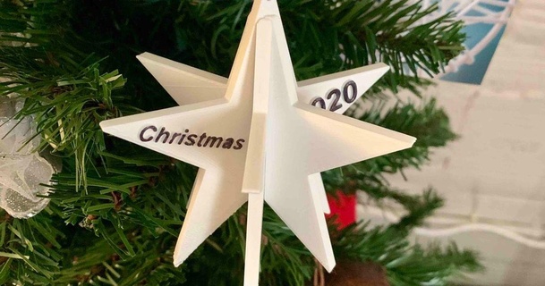 piatto pacco Natale ornamento come Jerrysmith Scarica gratuito stl modello printablescom 3d Modelli domestico Casa attrezzature natale decorazione vacanza 3d print model - Mito3D