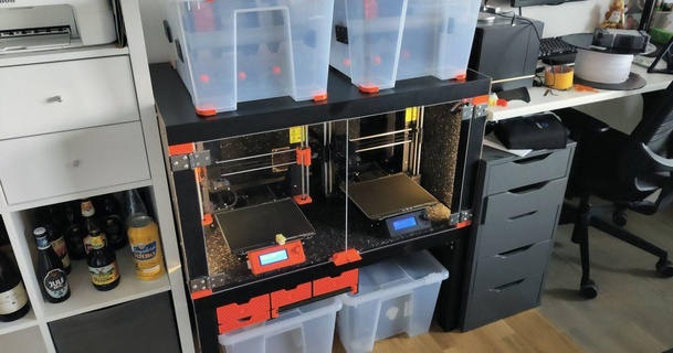 samla filamento caixa seca mancha baixar livre stl modelo printablescom 3d modelos impressoras Atualizações porta carretel bobinas 3d print model - Mito3D