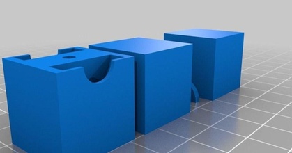 rivisto 3x2x1 rubik cubo blocco creatore Scarica gratuito stl modello printablescom 3d Modelli giocattoli Giochi puzzle rubix 3d print model - Mito3D