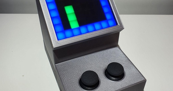 case arduino-based mini retro arcade machine berlingozzo download free stl model printablescom 3d models gadgets video games 3d print model - Mito3D