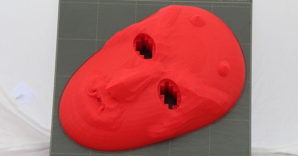 Halloween maschera rosso demone sean scarafaggio Scarica gratuito stl modello printablescom 3d Modelli costumi Accessori maschere 3d print model - Mito3D