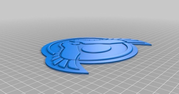 hiigaran emblem - homeworld jimreplicates download free stl model printablescom 3d models hobby & makers ideas homeworld2 icon logo 3d print model - Mito3D