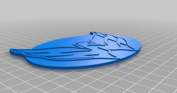 washington capitals logo jimreplicates download free stl model printablescom 3d models art & design 2d plates logos 3d print model - Mito3D