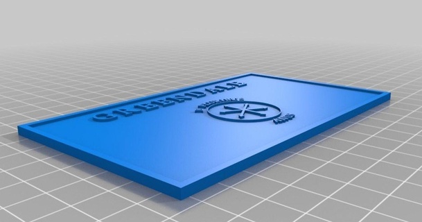 ano bandera jimreplica descargar gratis stl modelo imprimiblescom 3d modelos Arte diseño 2d platos logos 3d print model - Mito3D