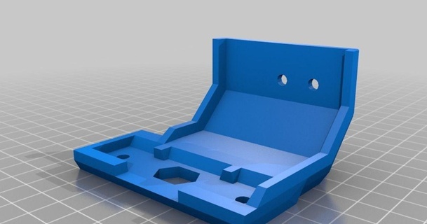 anycubic i3 mega extruder mount reinforced tierra download free stl model printablescom 3d models printers accessories anycubici3mega bowdenextrudermount 3d print model - Mito3D